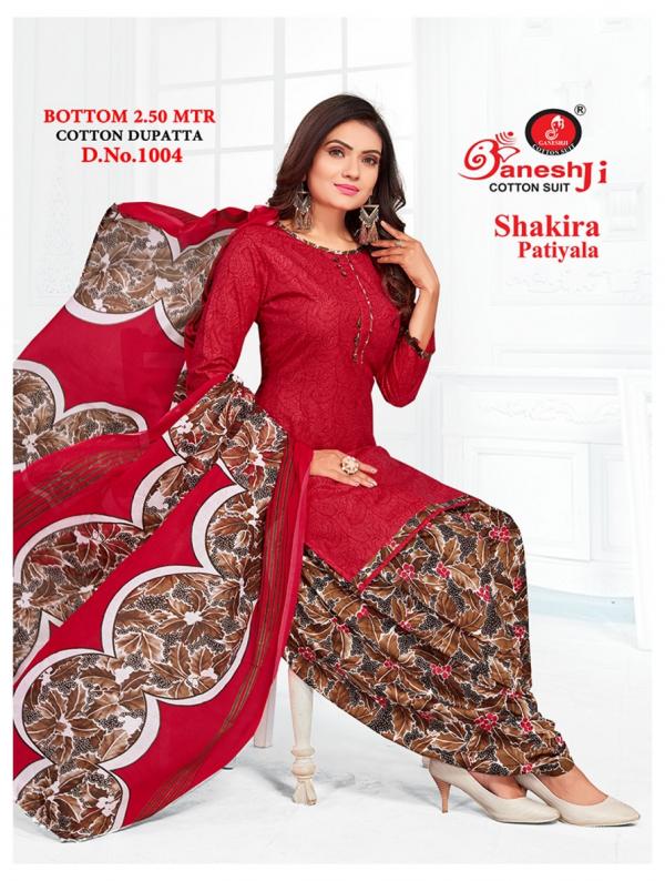 Ganeshji Shakira Vol-1 Indo Cotton Designer Dress Material